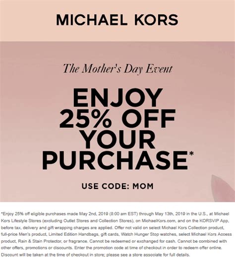 michael kors canada promo code|michael kors discount code student.